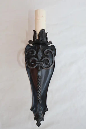 Set of four 1920's sconces ( Spanish style )