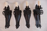 Set of four 1920's sconces ( Spanish style )