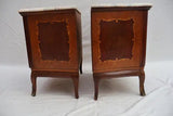 Elegant pair of French 1940's night stands/ side tables