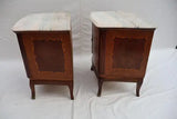 Elegant pair of French 1940's night stands/ side tables
