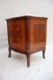 Elegant pair of French 1940's night stands/ side tables