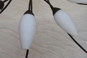 Rare and Sexy 1950's French chandelier ( with matching sconces )