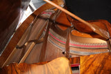 Very rare mid 19th Century burl walnut baby grand piano by Collard and Collard