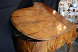 Very rare mid 19th Century burl walnut baby grand piano by Collard and Collard