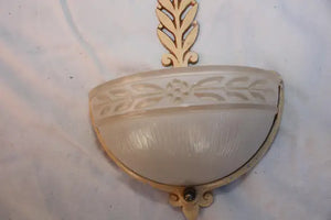 Rare set of eight Art deco sconces