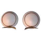 Rare small pair of 1950's sconces from Japan