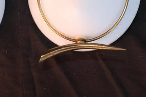 Rare small pair of 1950's sconces from Japan