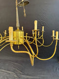 Very rare Large 1950's brass chandelier