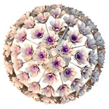 Beautiful and rare 1950's Italian flush mount light