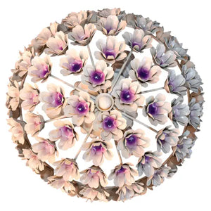 Beautiful and rare 1950's Italian flush mount light