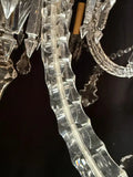 Beautiful and rare 1900' s large crystals chandelier