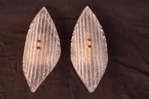 Sexy pair of 1970's Murano sconces