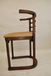 Elegant set of six 1940's chairs by Josef Hoffmann for taonet