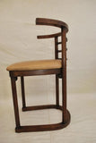 Elegant set of six 1940's chairs by Josef Hoffmann for taonet