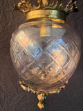 Elegant 1940's crystal lantern