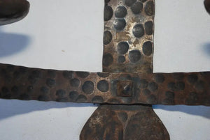 Elegant pair of 1930's wrought iron sconces
