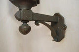 Single 1920's cast iron outdoor sconce