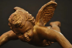 Rare French 1920's angel light