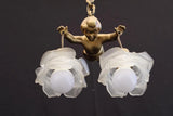 Beautiful 1940's French cupid light