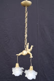 Beautiful 1940's French cupid light