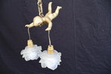 Beautiful 1940's French cupid light