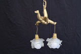 Beautiful 1940's French cupid light