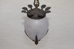 Elegant 1940's brass lantern from Spain