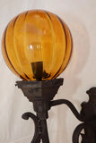 Rare large pair of 1920's outdoor/indoor sconces