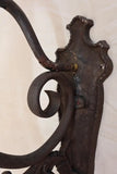 Rare large pair of 1920's outdoor/indoor sconces