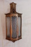 Nouveau bronze outdoor/indoor sconces