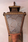 pair of 1940's copper/brass outdoor/indoor sconces