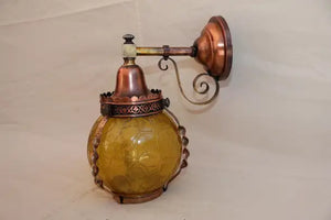 Rare 1920's copper outdoor sconce