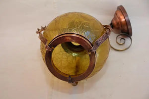 Rare 1920's copper outdoor sconce