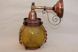 Rare 1920's copper outdoor sconce
