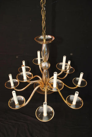 Elegant 1950's Murano chandelier