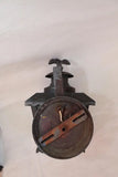 Cute little pair of 1940's copper outdoor sconces