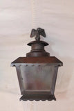 Cute little pair of 1940's copper outdoor sconces