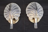 Beautiful pair of 1970's Murano glass sconces