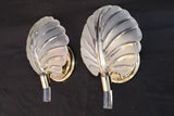 Beautiful pair of 1970's Murano glass sconces