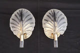 Beautiful pair of 1970's Murano glass sconces