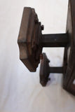 Rare large pair of 1920' cast iron outdoor sconces