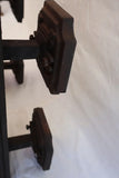 Rare large pair of 1920' cast iron outdoor sconces