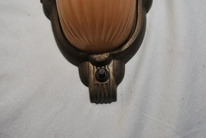 Pair of 1920's Art Deco sconces