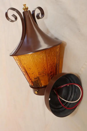 pair of 1950's outdoor sconces