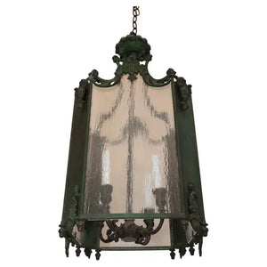 Beautiful turn of the century French Bronze Lantern