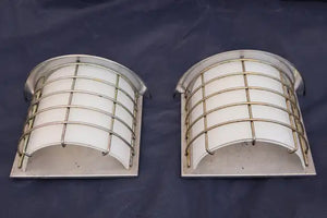Sexy pair of Mid Century outdoor sconces