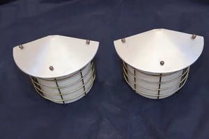 Sexy pair of Mid Century outdoor sconces