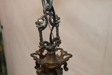 Beautiful 1920's cas iron chandelier