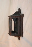 Pair of 1920's cast iron outdoor sconces