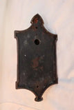 Pair of 1920's cast iron outdoor sconces